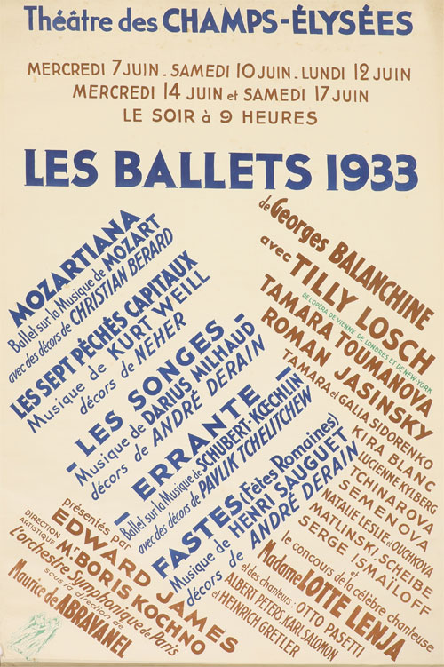 ballets 1933