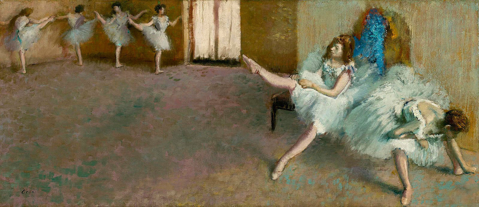 edgar degas before the ballet
