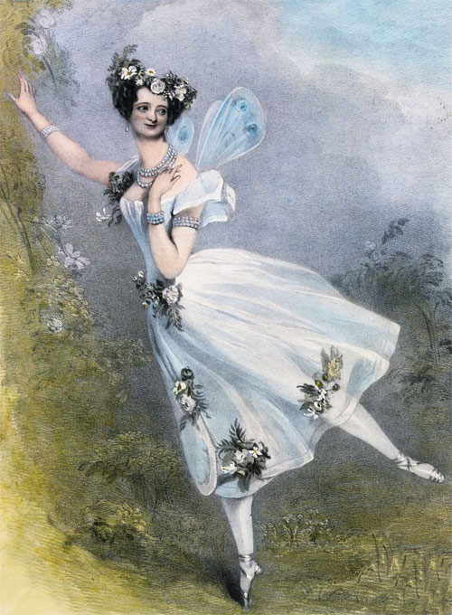 Marie Taglioni La Sylphide (années 1830)
